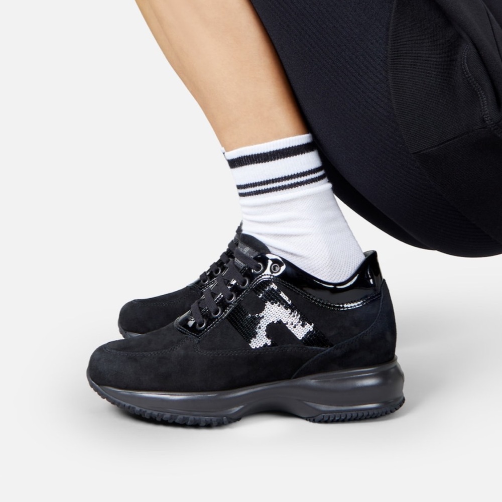 Hogan Interactive Black Sneakers 6 - image 2